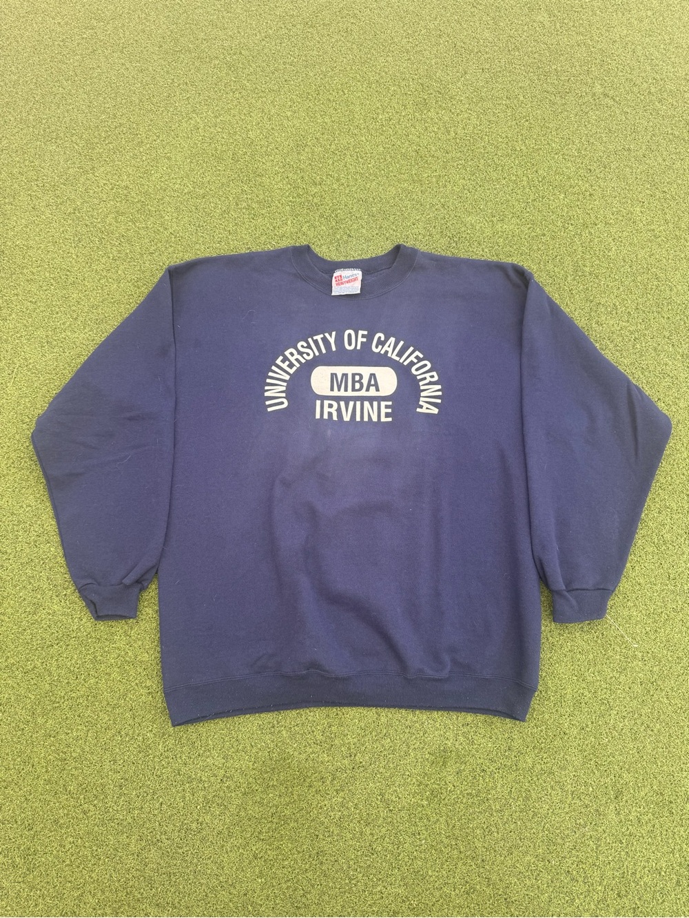 RARE VINTAGE HANES HEAVYWEIGHT 90s UCI UNIVERSITY OF IRVINE COLLEGIATE SWEATER